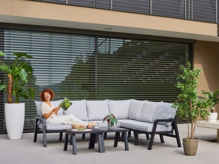 Hartman Ibiza Hoeksalon in Royal Grey