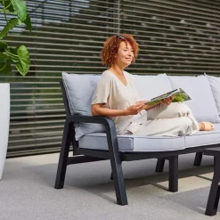 Hartman Ibiza Hoeksalon in Royal Grey