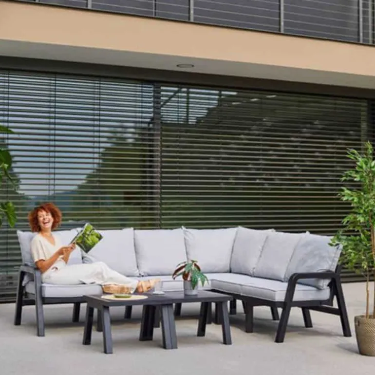 Hartman Ibiza Hoeksalon in Royal Grey