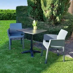 Hartman Sophie Bistro tafel (68x68cm) carbon zwart