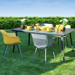 Hartman Sophie Studio tafel (170x100cm) carbon zwart