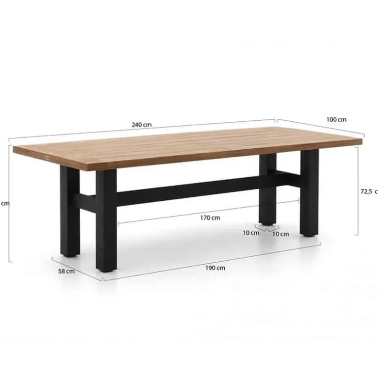 Hartman Sophie Yasmani Tafel (240x100cm)