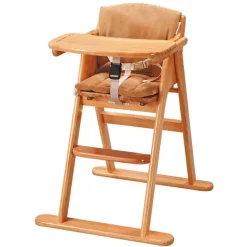 Hoge Kinderstoel in zeeland pine natural