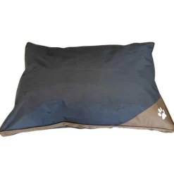 Huisdier kussen (102x73x12cm) zwart/bruin