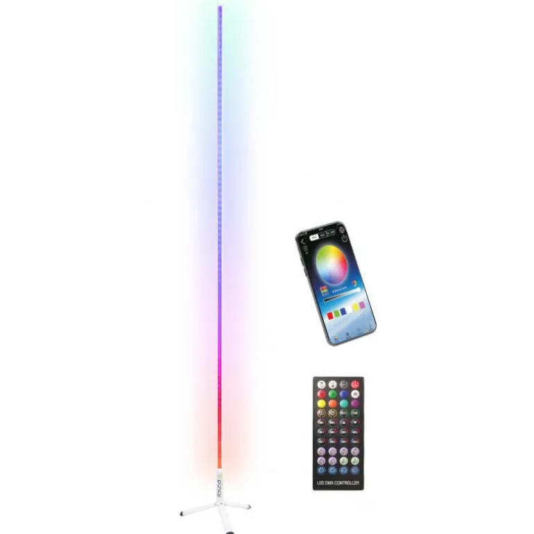 Ibiza Magic-color-stick wit (1,8 m) app/afstandbediening