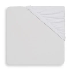 Jollein Hoeslaken (60x120cm) jersey wit