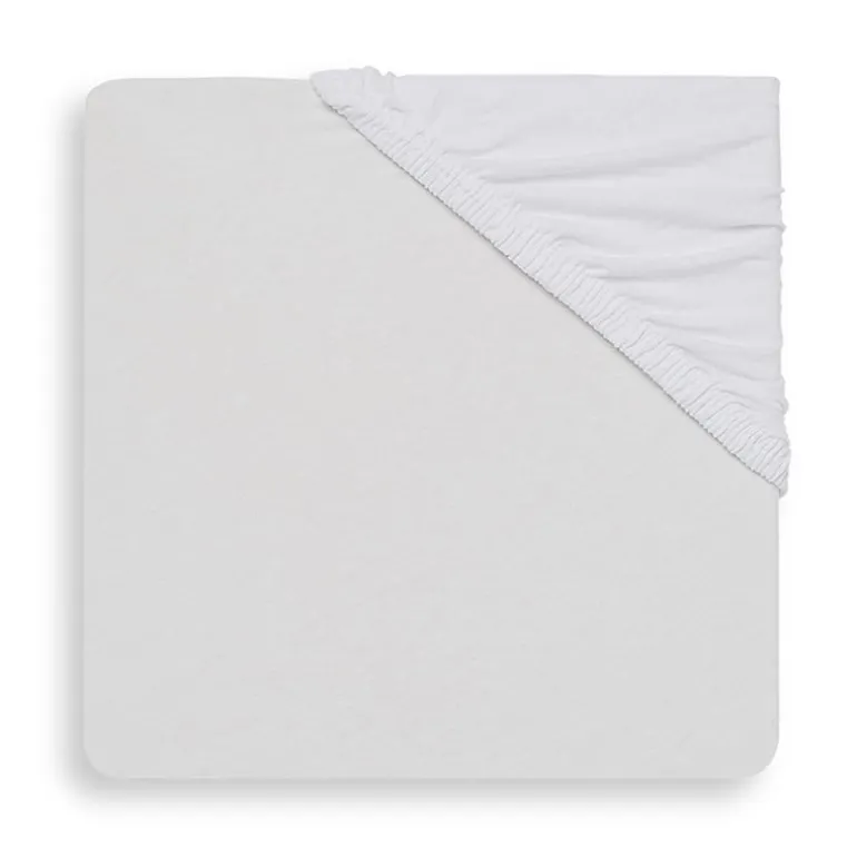 Jollein Hoeslaken (60x120cm) jersey wit