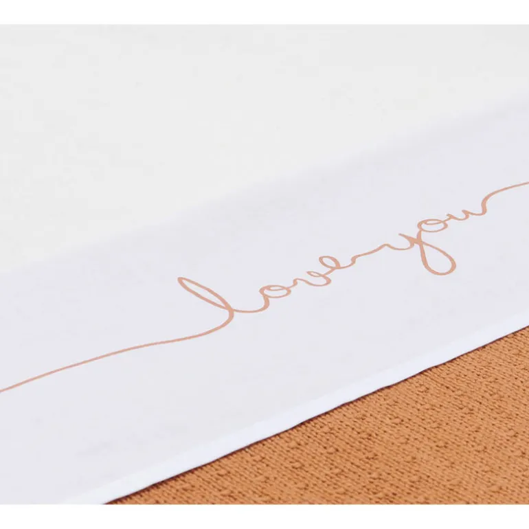 Jollein Laken bed I Love You – Caramel