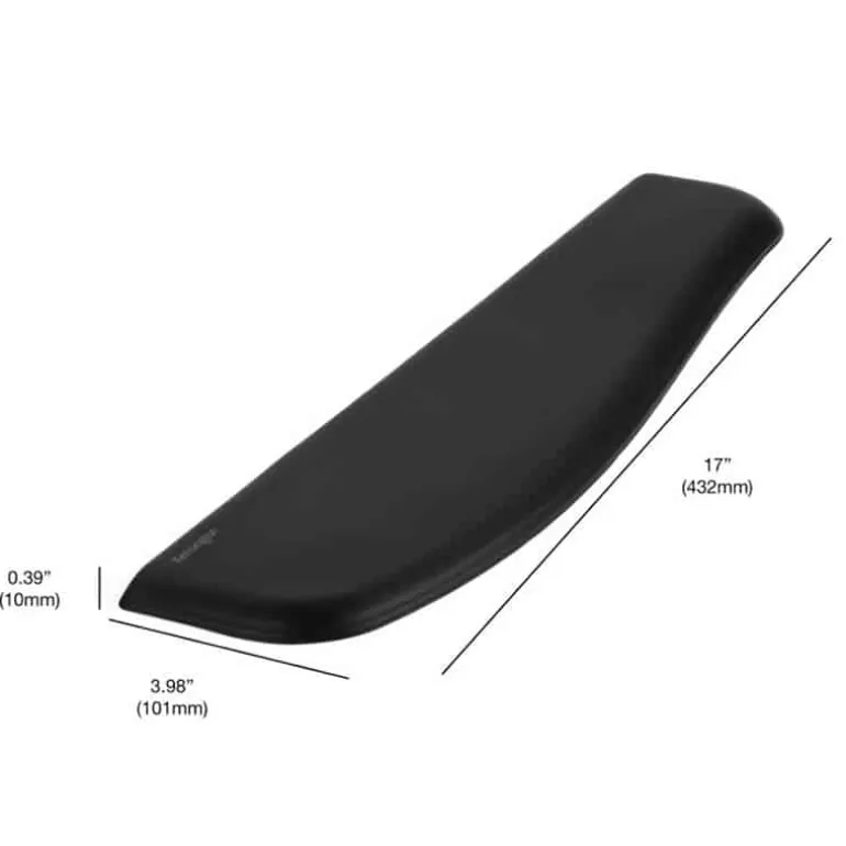 Kensington Ergosoft polssteun slim toetsenbord (zwart)