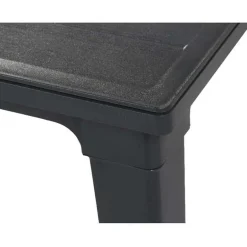 Keter Futura tafel (165x94cm) graphite met parasolopening