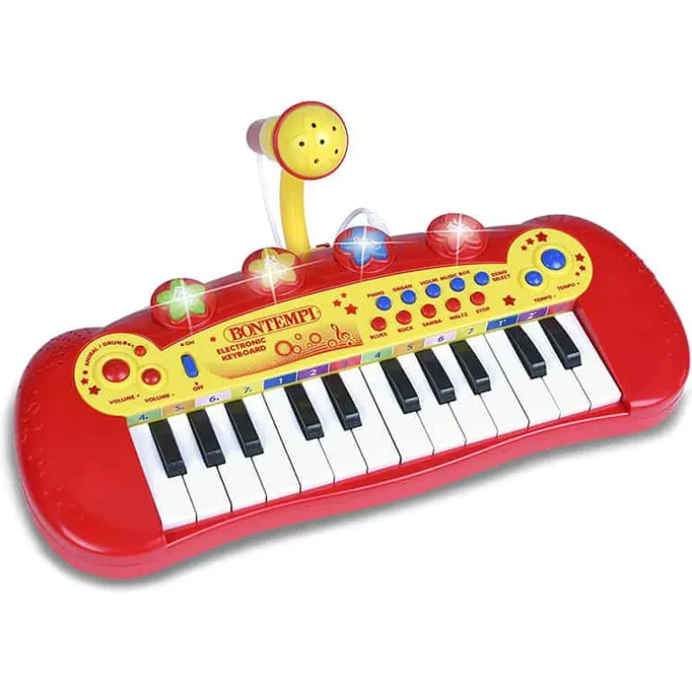 Keyboard electronisch 24 toetsen, met microfoon