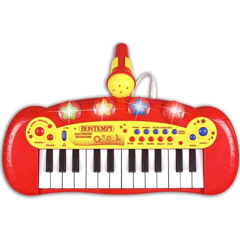 Keyboard electronisch 24 toetsen, met microfoon