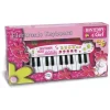Keyboard electronisch 24 toetsen, met microfoon (roze)