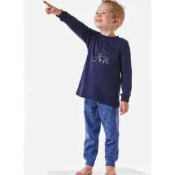 Kinder pyjama lang – 803 donker blauw