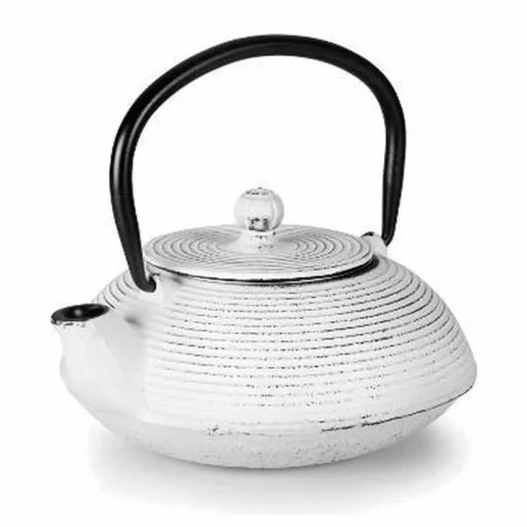 Lacor Theeketel gietzijzer wit