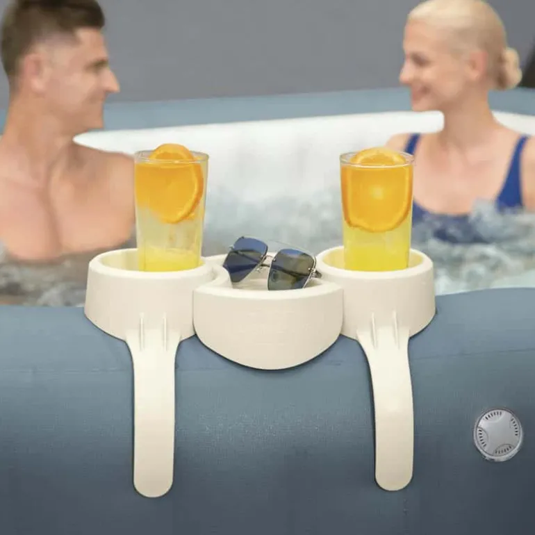 Lay-Z Spa drankenhouderset wit
