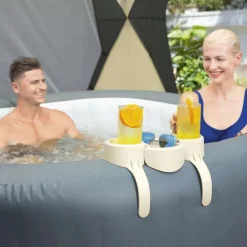 Lay-Z Spa drankenhouderset wit