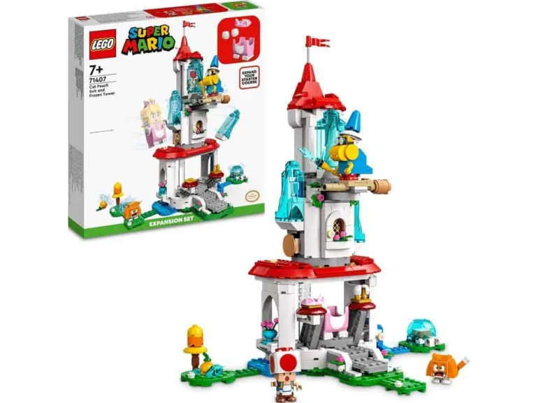 Lego Mario Uitbreidingsset: Kat-Peach -uitrusting en Ijstoren