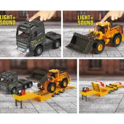 Majorette Volvo Truck + Wheel Loader