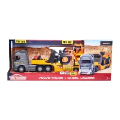 Majorette Volvo Truck + Wheel Loader