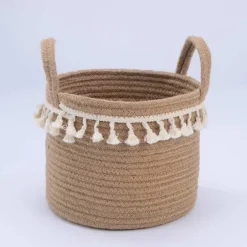 Mand stof (26xH21cm) met handvat