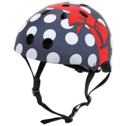 Maxxus Kinderhelm Polka Dot (53-58cm) met LED-licht