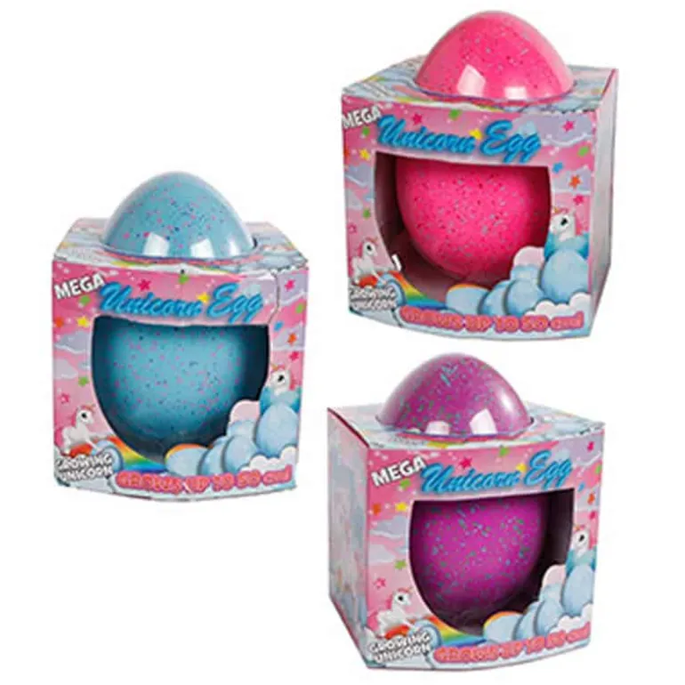 Mega ei 20cm met groeiende eenhoorn