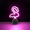 Neon Beat speaker LED flamingo