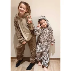 Onesie dierenprint (kind/volwassenen)