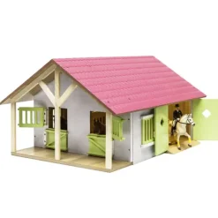 Paardenstal met 2 boxen en berging