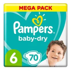 Pampers babydry nr.6 (70 stuks)