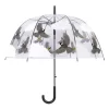 Paraplu transparant 2-zijdig vogel