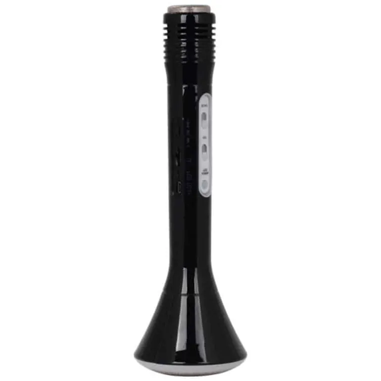Party bluetooth karaoke microfoon zwart