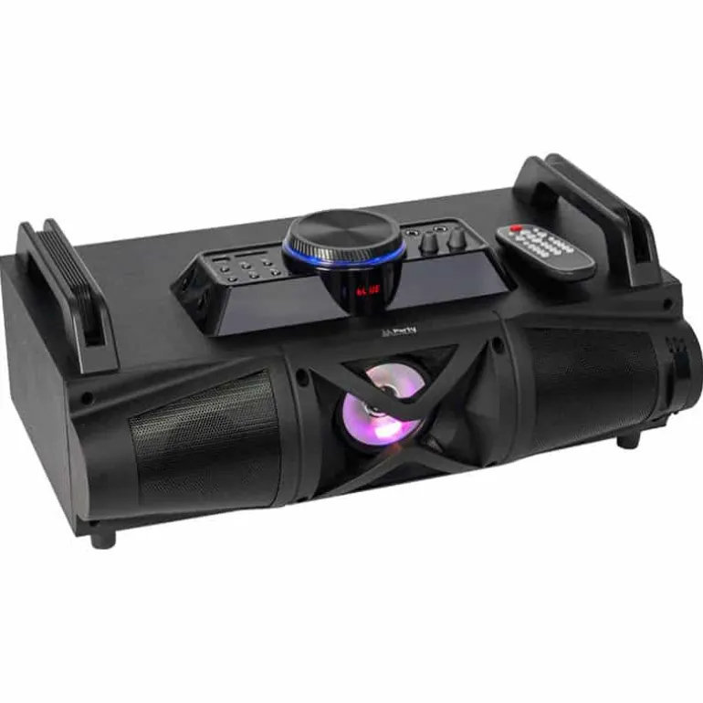 Party Compacte speaker (USB/SD/radio/LED-licht)
