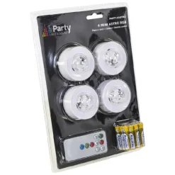 Party set 4 Astro lights (LED/strobe/flash)