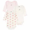 Petit Bateau Body lange mouw (3 stuks) roze
