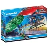 Playmobil City Action: Politiehelicopter – Parachute achtervolging