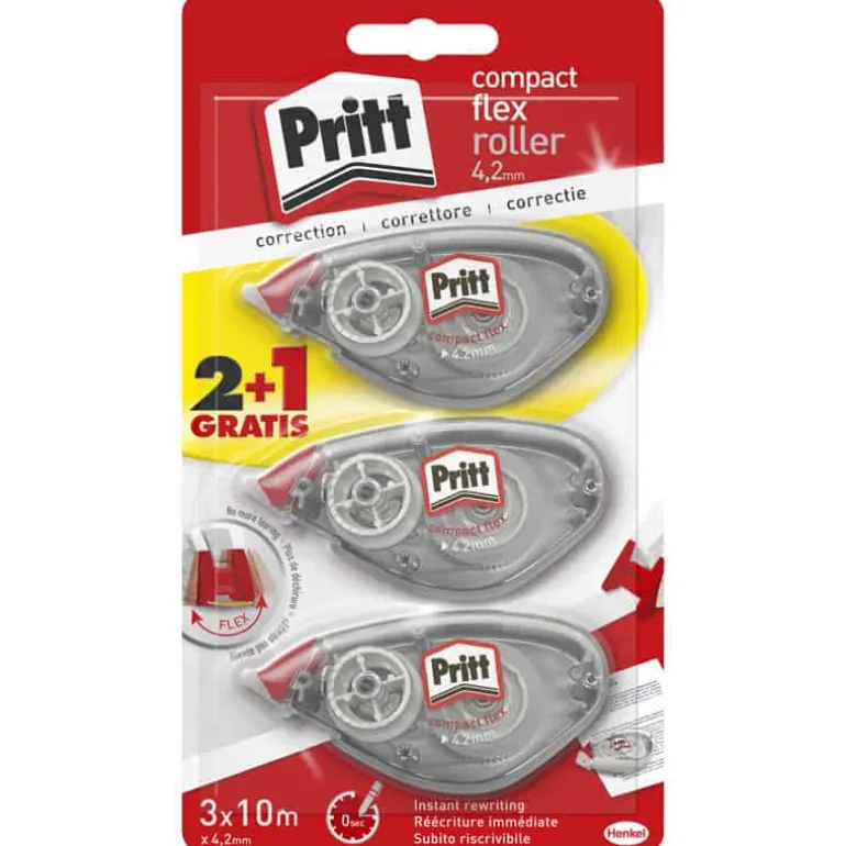 Pritt Compact Roller flex (2+1 GRATIS)
