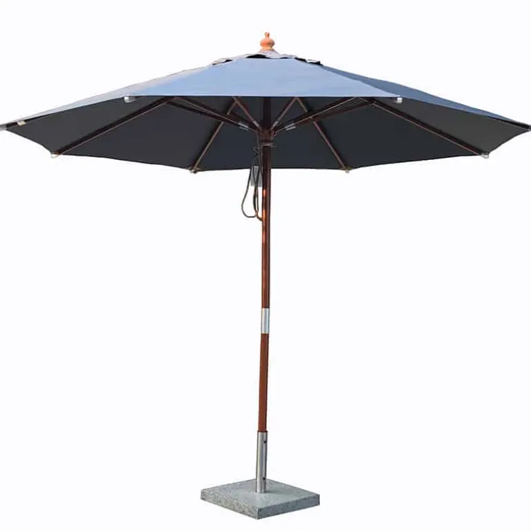 Quax Houtmast parasol (ø3m) met katrol