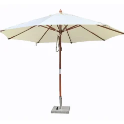 Quax Houtmast parasol (ø3m) met katrol