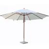 Quax Houtmast parasol (ø4m) met dubbele katrol