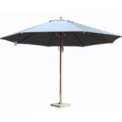 Quax Houtmast parasol (ø4m) met dubbele katrol