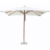 Quax Houtmast parasol (2x3m) met dubbele katrol
