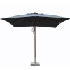 Quax Houtmast parasol (3x3m) met dubbele katrol