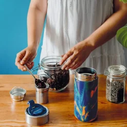 Quokka stainless steel isoleerbeker (400ml) blue jungle