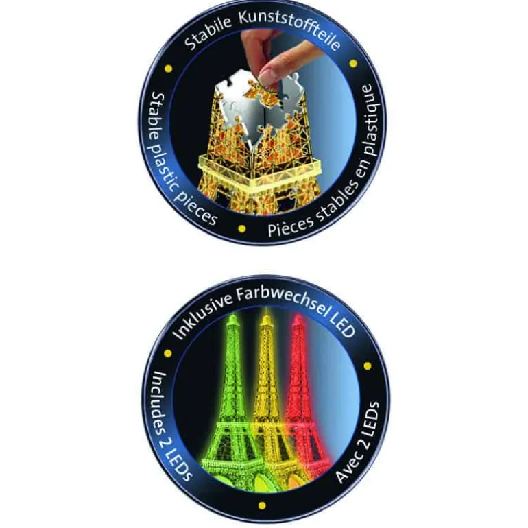 Ravensburger 3D Puzzel Eifeltoren Night Edition