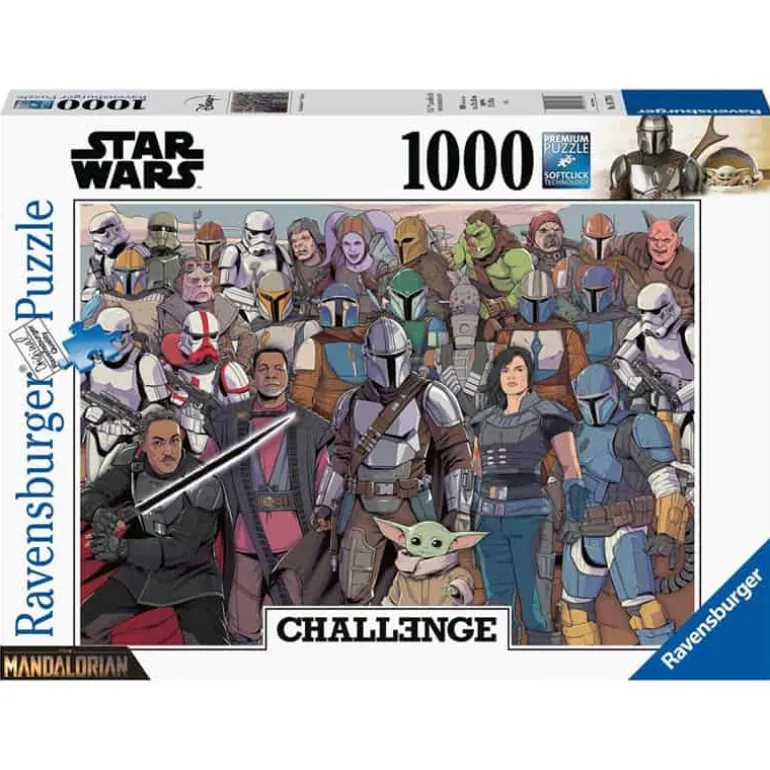 Ravensburger puzzel 1000st: Star Wars Mandalorian Challenge