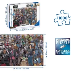 Ravensburger puzzel 1000st: Star Wars Mandalorian Challenge