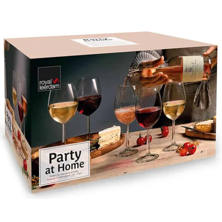 Royal Leerdam 12 wijnglazen