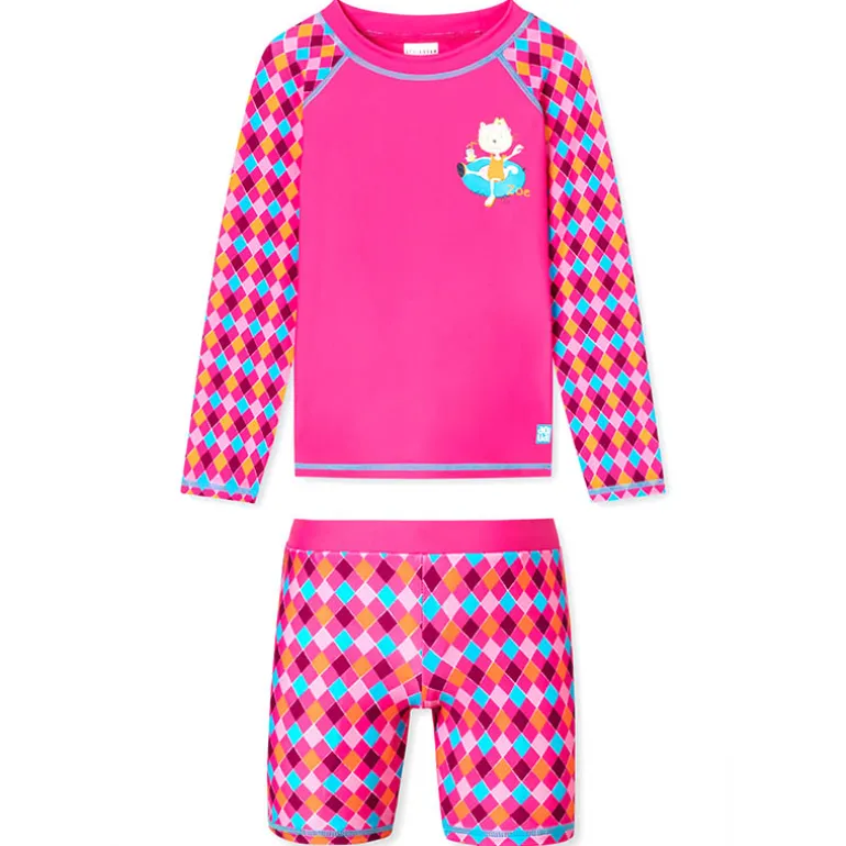 Schiesser Badset meisje in multikleuren 913